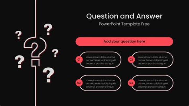 Can a PowerPoint slide lead to a question and answer session?